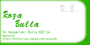 roza bulla business card